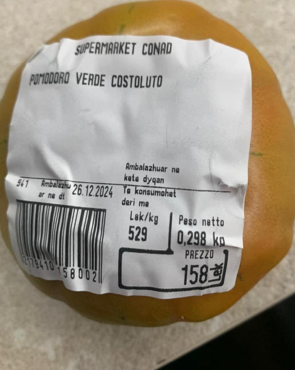 Çmimet në qiell,158 lek një&nbsp;domate