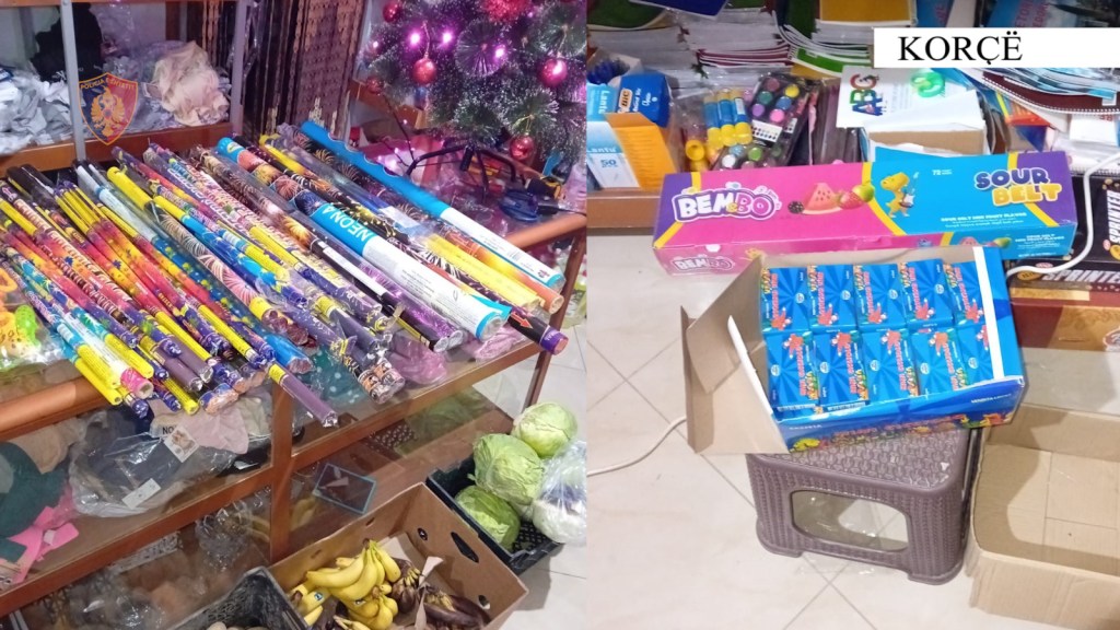 Korçë/Shisnin fishekzjarre dhe kapsolla,dy tregëtarë ne&nbsp;pranga