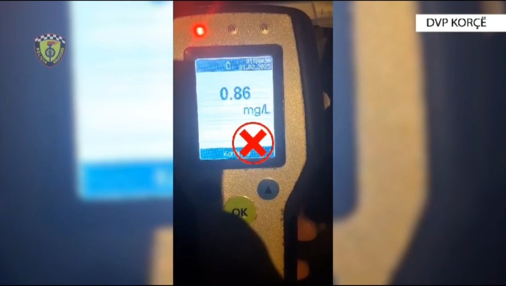 Tapë në timon,policia rrugore e Korçës nuk&nbsp;fal