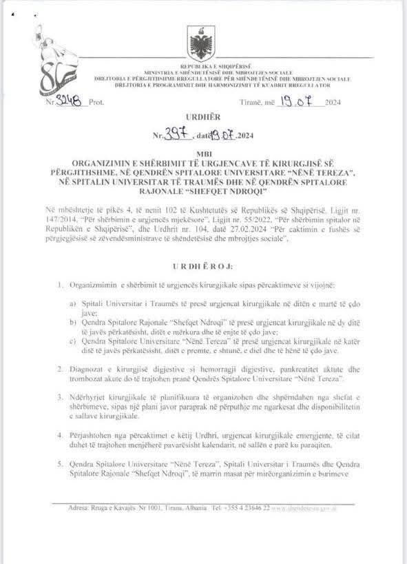 Denoncimi I gazetarit: Ja si sorollaten pacientët me urdhër&nbsp;ministri