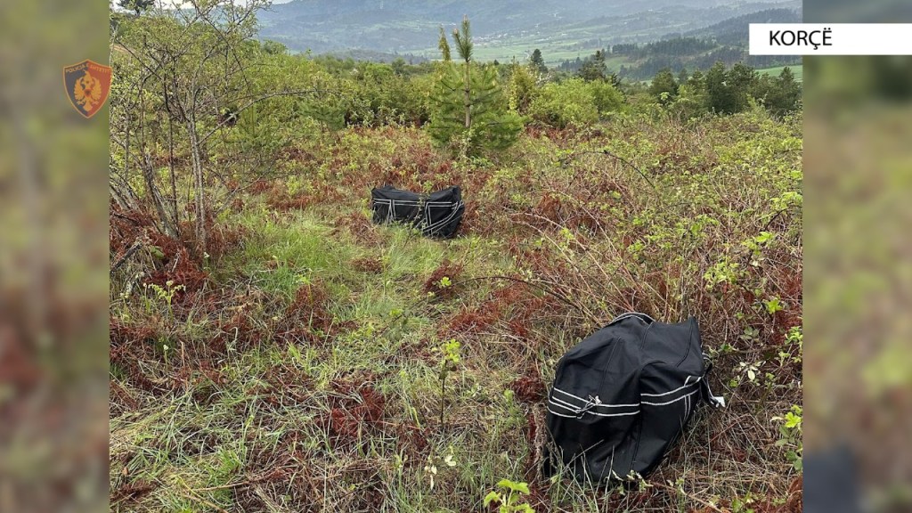Kapshticë: Sekuestrohet 32 kg drogë,do transportohej me çanta drejt&nbsp;Greqisë