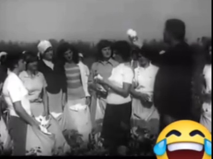 Sekretarja e Partisë dhe kryetari I kooperativës përgëzojnë&nbsp;agronomen