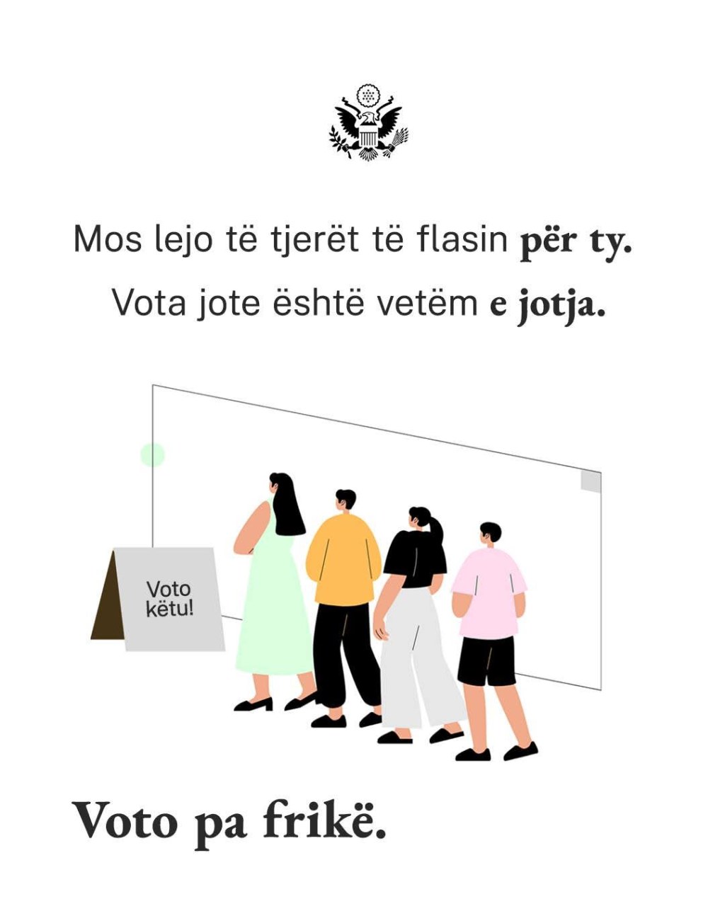 Ja mesazhi i Ambasadës Amerikane për&nbsp;zgjedhjet